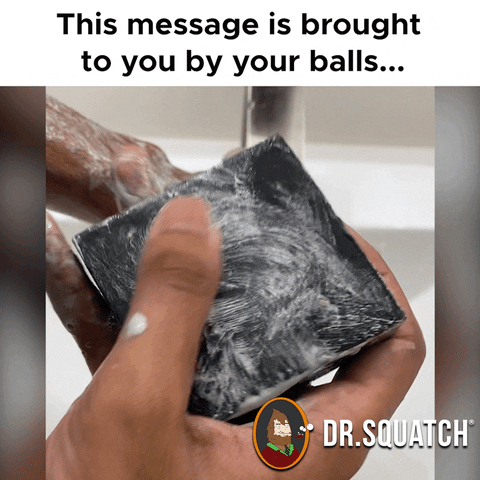 Pine Tar Nuts GIF by DrSquatchSoapCo