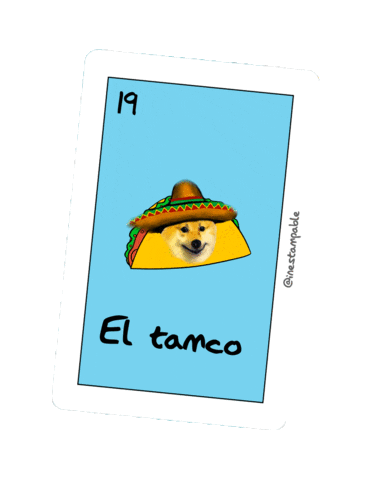 Mexican Food Taco Sticker by inestampable