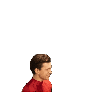 Tom Holland Peeking Sticker
