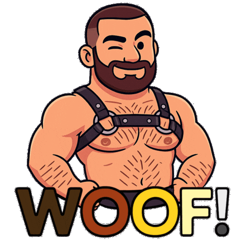 Scrufflatino Sticker by SCRUFF