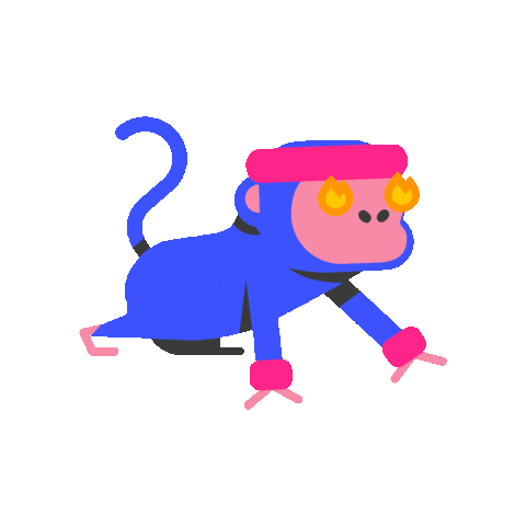 Mono Entrenar Sticker by MonkeyFit