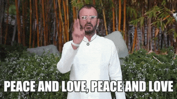 Ringo Starr Peace GIF