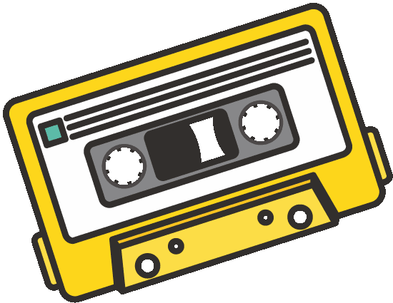 80S Cassette Sticker by diegomuller.com.ar for iOS & Android | GIPHY
