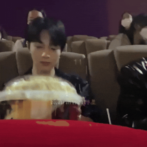 Cinema Eating GIF