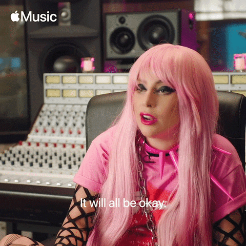 Calm Down Lady Gaga GIF by Apple Music