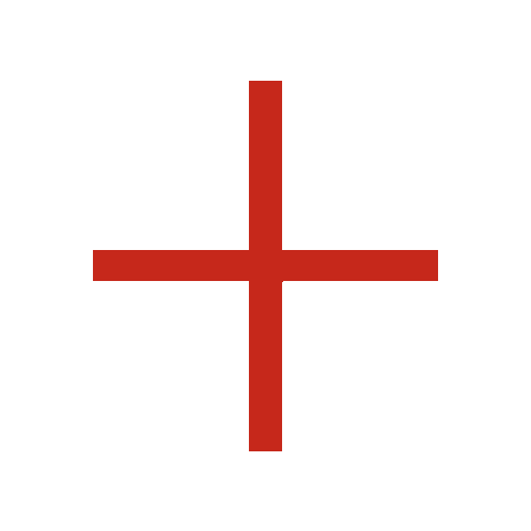 Red Cross Logo Sticker