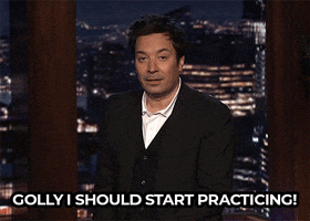 Practice Makes Perfect GIF by The Tonight Show Starring Jimmy Fallon