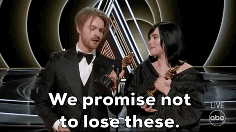 Billie Eilish Oscars GIF by The Academy Awards - Find & Share on GIPHY