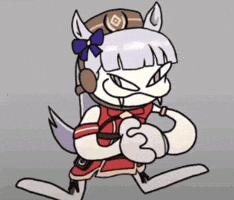 Gold Ship Girl GIF