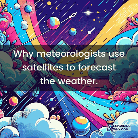 Weather Satellites Forecasting Meteorological Data Observations GIF by ExplainingWhy.com