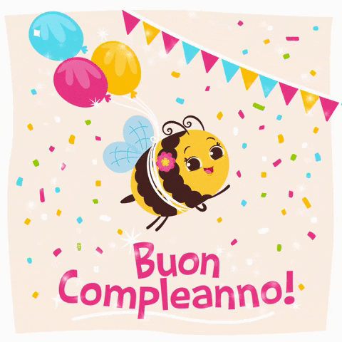 Happy Birthday Party GIF by Coccole Sonore