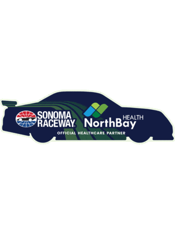 Sonoma Raceway Race Sticker by Northbay Health