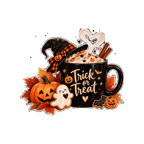 Trick Or Treat Halloween Sticker