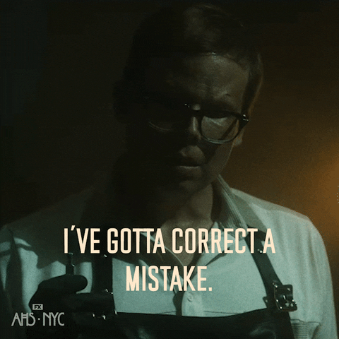 American Horror Story Mistake GIF by AHS