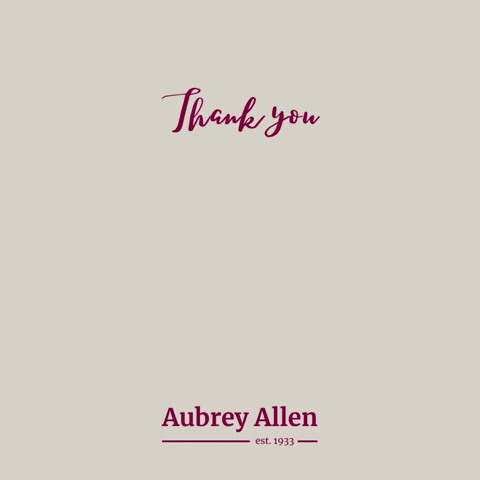 Thanks Thank You GIF by Aubrey Allen