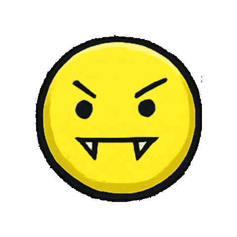 Fangs Sticker