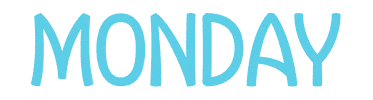 Monday Sticker