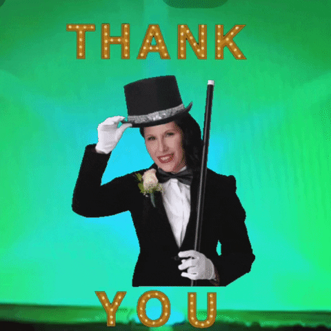 Top Hat Thank You GIF by NeighborlyNotary®