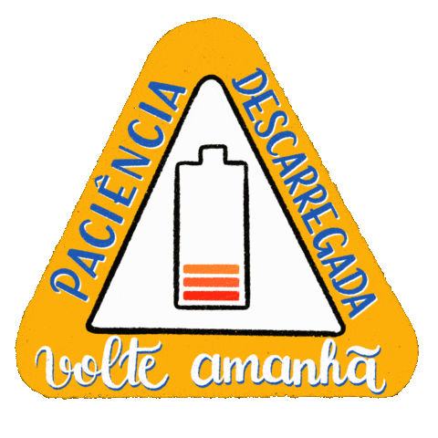 Tired Battery Sticker