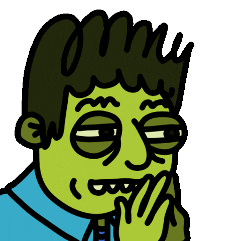 Thinking Help Sticker by herbertonic