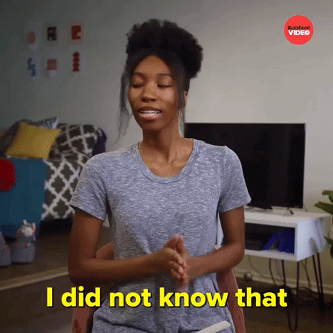 I Didnt Know That No Idea GIF by BuzzFeed