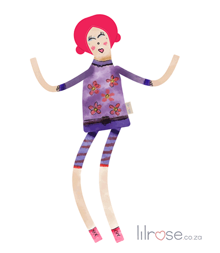 cute doll cartoon