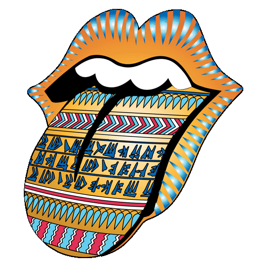 Ghost Town Tongues Sticker by The Rolling Stones