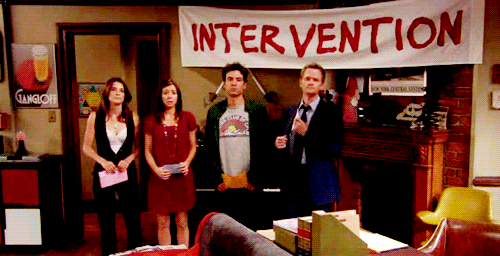 How I Met Your Mother Intervention GIF - Find & Share on GIPHY