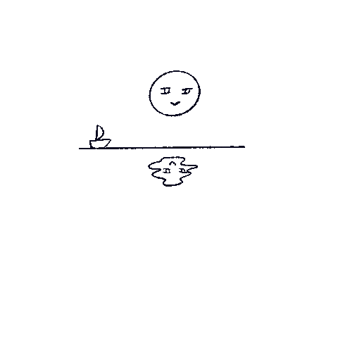 Moon Sticker