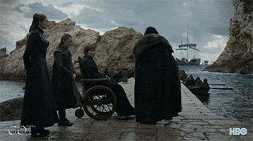 kneel jon snow GIF by Game of Thrones