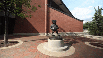 Mascot Statue GIF by Webster University