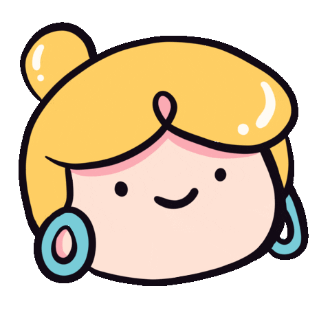 Happy Girl Sticker for iOS & Android