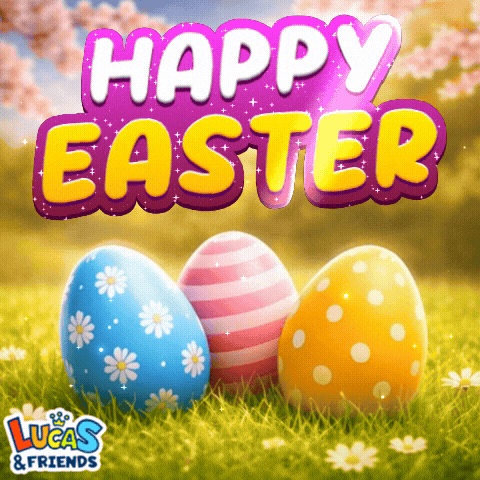 Easter Eggs GIF by Lucas and Friends by RV AppStudios