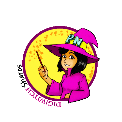 DigiWitch Sticker