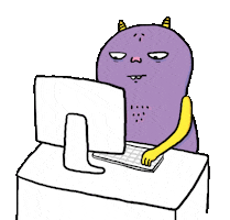 Angry Monster Sticker