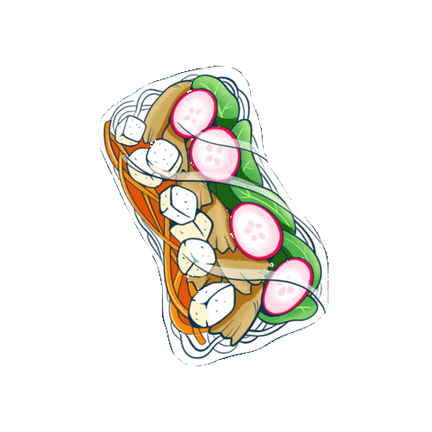 rainbowrolls Sticker