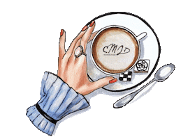 Coffee Luxury Sticker by CMID Interior Design