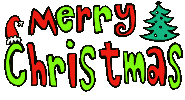 Merry Christmas Sticker by Jelene