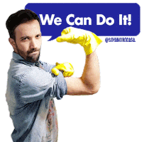 We Can Do It Vint Sticker by Amo de Casa