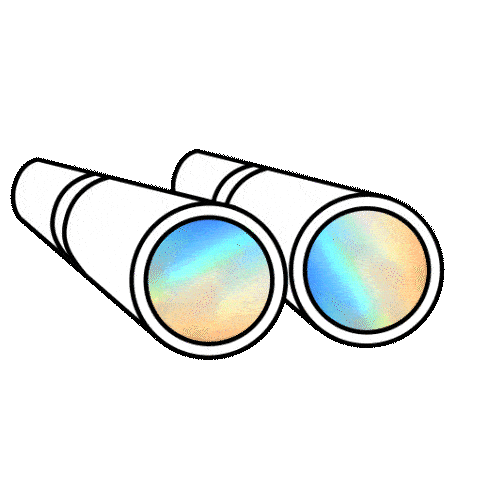 Binoculars Holo Sticker by Format D