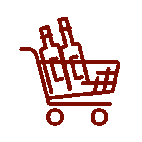 Cheers Wine Sticker by Twin Liquors