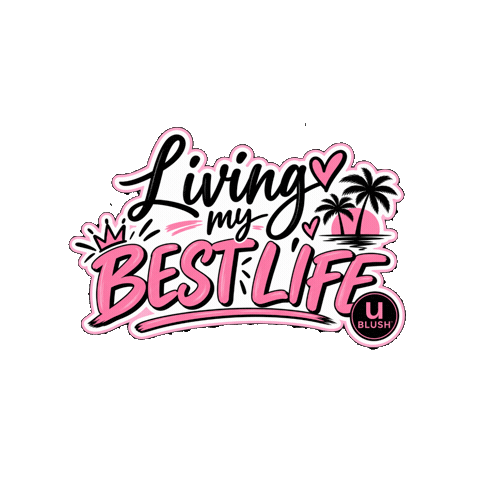 The Blush Life Sticker