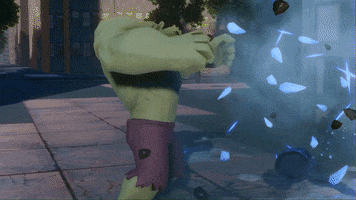 hulk smash avengers GIF by Agent M Loves Gifs