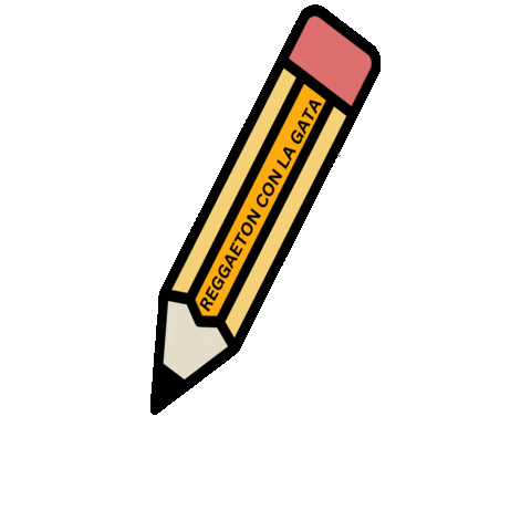 School Pencil Sticker by reggaetonconlagata