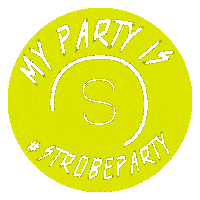 mypartyisstrobeparty Sticker by Strobe Party