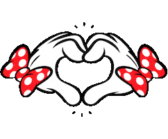 Minnie Mouse Love Sticker