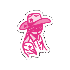 Cowgirl Sticker by Fashion Corner Boutique