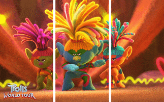 Party Dancing GIF by DreamWorks Trolls