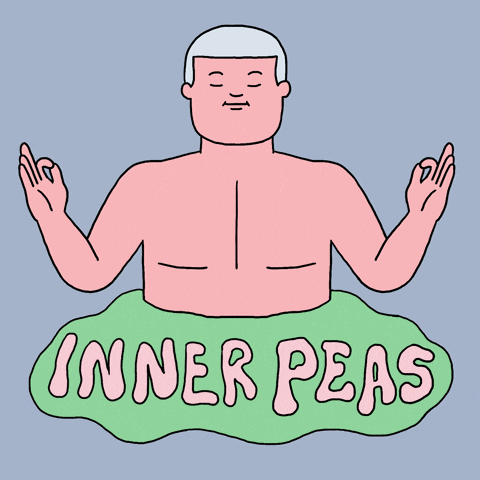 Inner Peace GIF by Sherchle - Find & Share on GIPHY