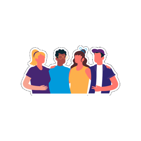 Group Youth Sticker by DiakonieSachsen